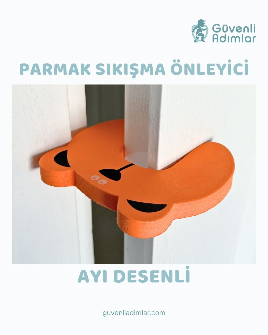 Kapı Parmak Sıkışma Önleyici (Ayı Desenli)