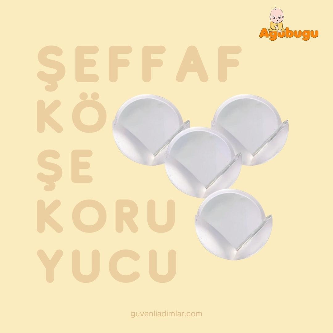 Mini Şeffaf Köşe Koruyucu – 4’lü Set