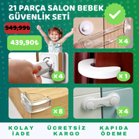 21 Parça Salon Bebek Güvenlik Seti