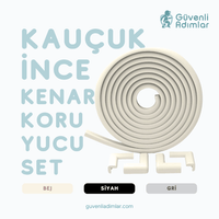 Kauçuk Kenar ve Köşe Bebek Koruma Seti