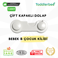 Çift Kapaklı Dolap Bebek & Çocuk Kilidi