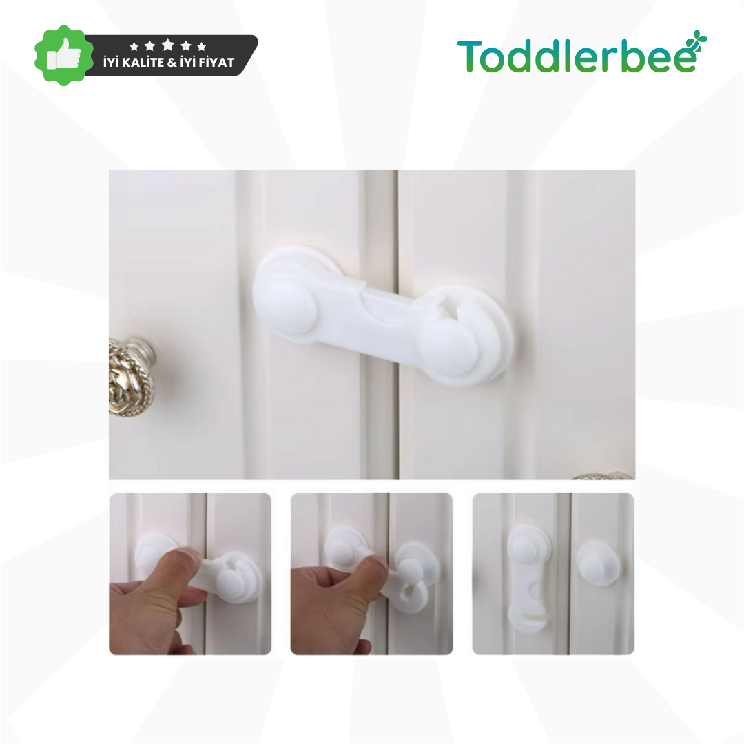 Çift Kapaklı Dolap Bebek & Çocuk Kilidi