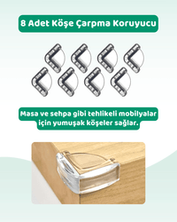 Her Eve Uygun Bebek & Çocuk Güvenlik Seti (Tam Koruma)