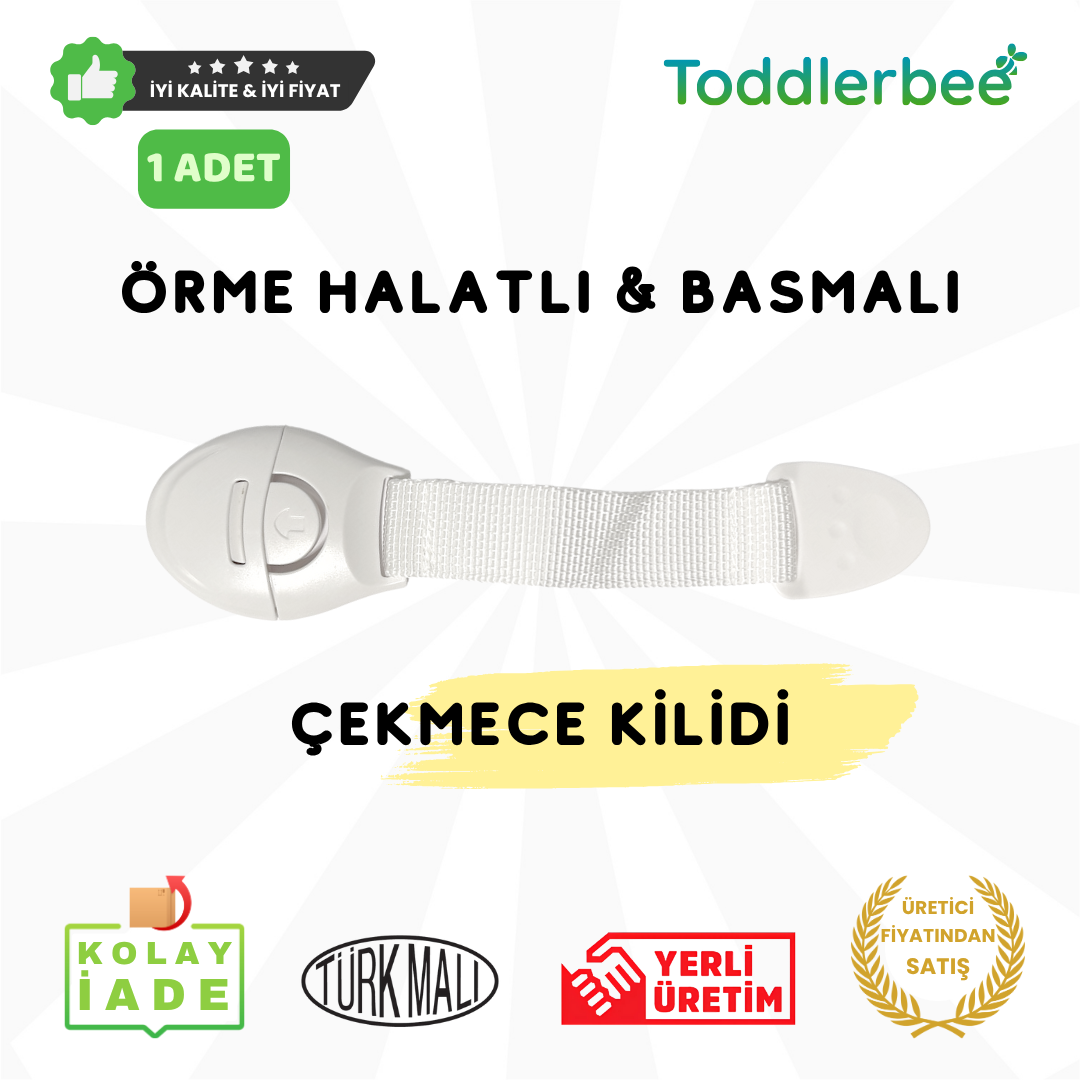 Örme Halatlı & Basmalı Çekmece Kilidi