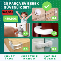 20 Parça Ev Bebek Güvenlik Seti