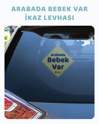 Arabada Bebek Var | Araç Cam Askısı