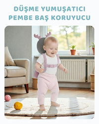 Giyilebilir Baş Koruma Yastığı Pembe