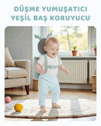 Giyilebilir Baş Koruma Yastığı Yeşil