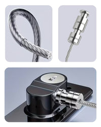 Vidasız Halatlı Pencere Emniyet Kilidi - Beyaz