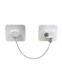 Vidasız Halatlı Pencere Emniyet Kilidi - Beyaz