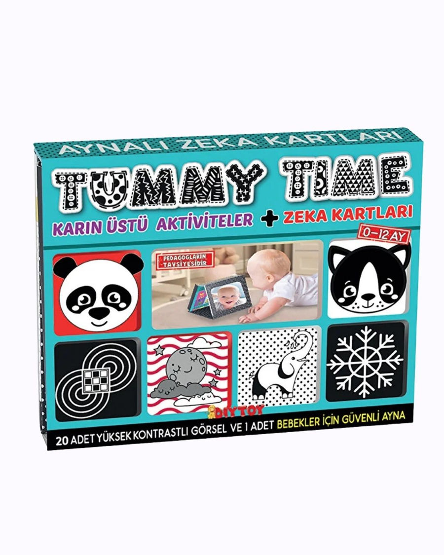 Tummy Time Zeka Kartları & Güvenli Bebek Aynası