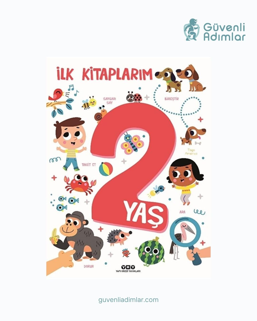 İlk Kitaplarım 2 Yaş – Sayılar, Renkler ve Oyunlarla Keşif (Büyük Boy)