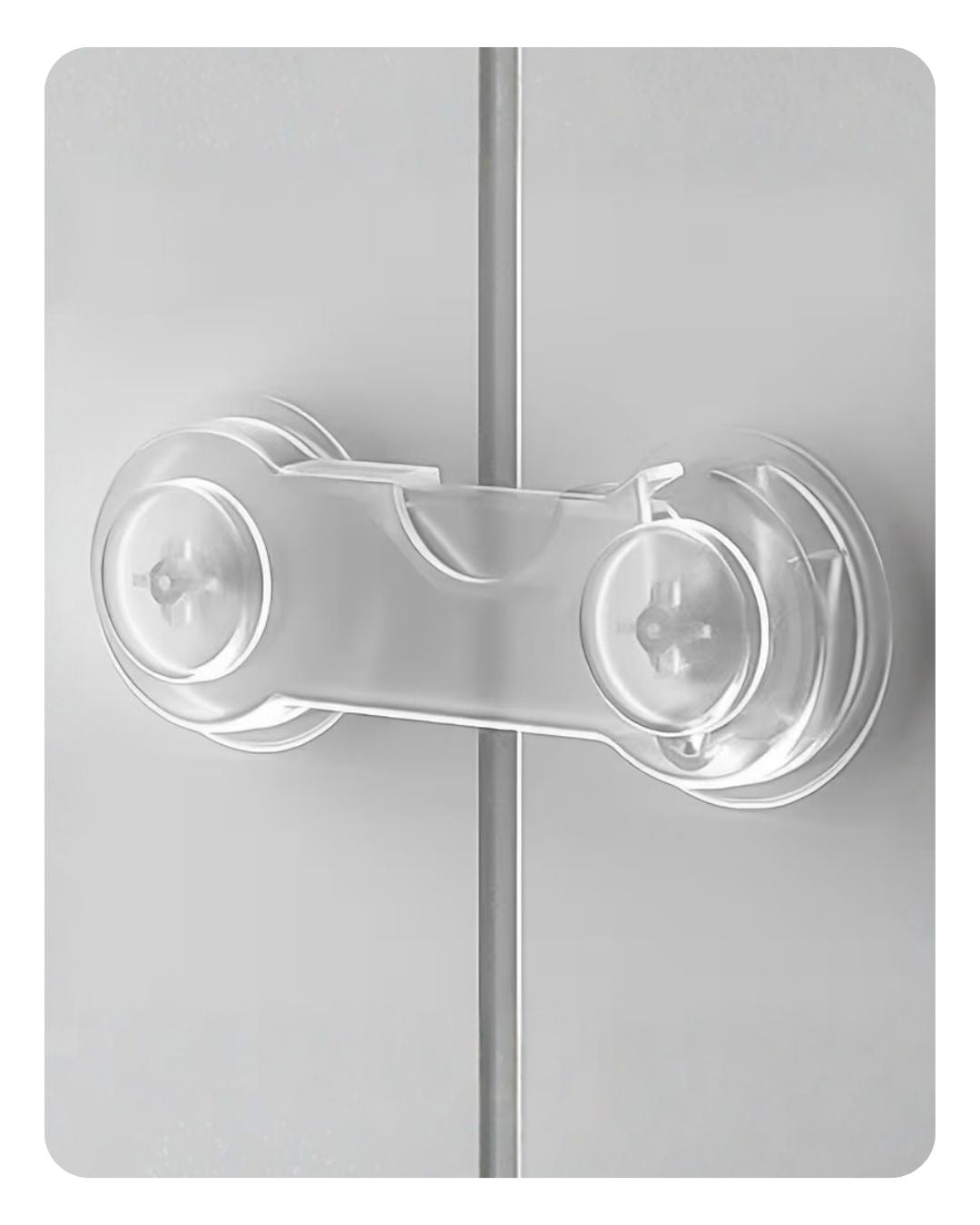 Şeffaf İki Kapaklı Dolap Çocuk Kilidi