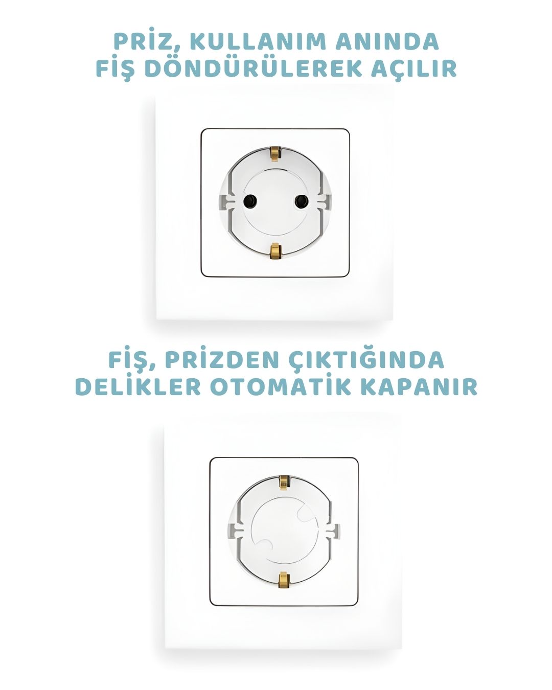 Otomatik Kapanır Priz Kapağı