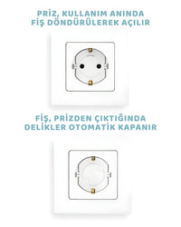 Otomatik Kapanır Priz Kapağı