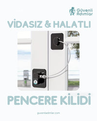 Vidasız Halatlı Pencere Emniyet Kilidi