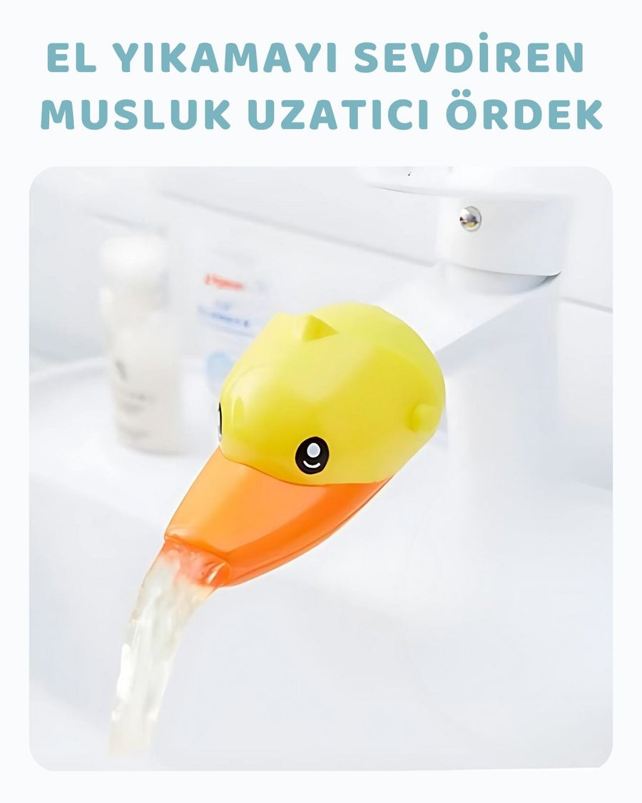 El Yıkamayı Sevdiren Ördek Musluk Başlığı