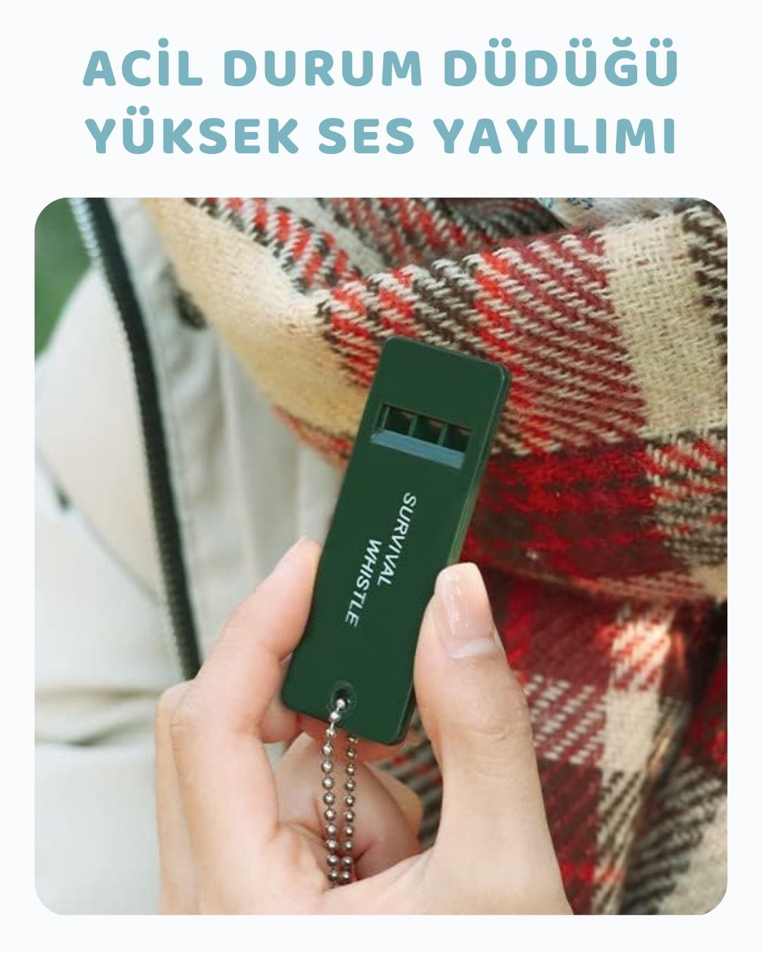 Acil Durum Düdüğü - Yüksek Ses Yayılımı