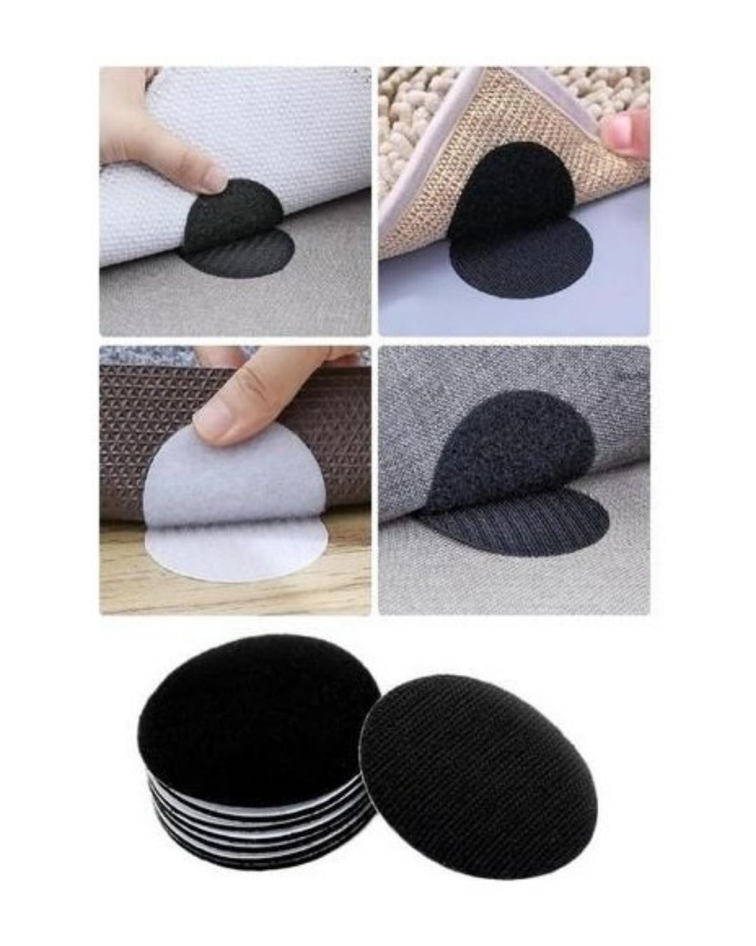 Kayma Önleyici 4'lü Cırt Seti