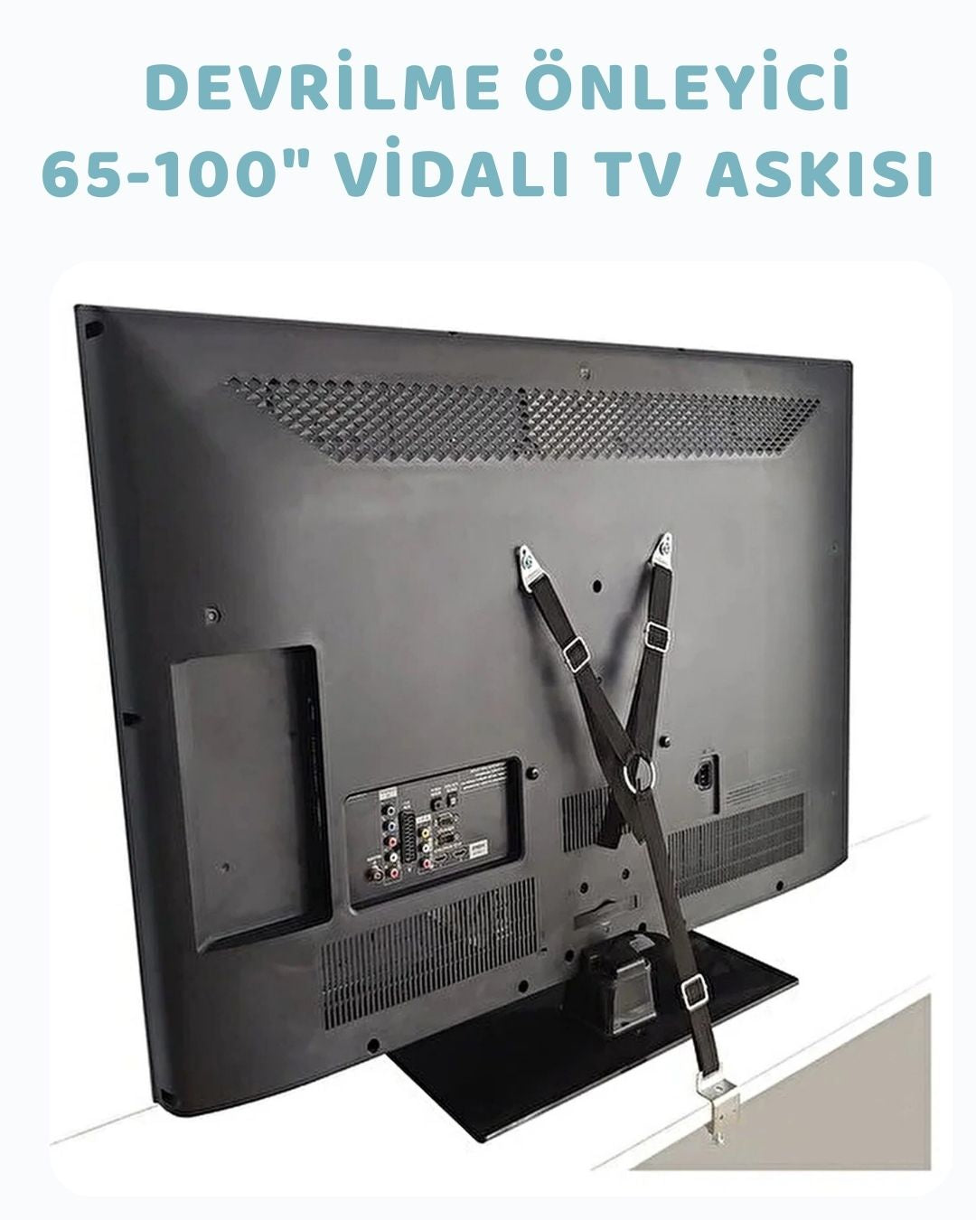 Büyük Televizyon Güvenlik ve Sabitleme Kemeri