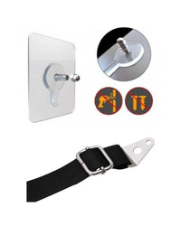 Vidasız Halatlı Tv & Aksesuar Sabitleme Askı Seti