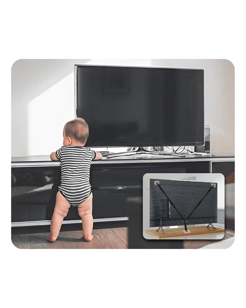 Vidasız Halatlı 65"-100" Büyük Televizyon Sabitleme Askısı