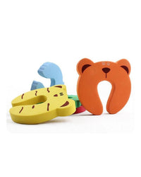 Kapı Parmak Sıkışma Önleyici (4'lü Renkli Hayvan Desenli)