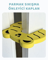Kapı Parmak Sıkışma Önleyici (Kaplan Desenli)