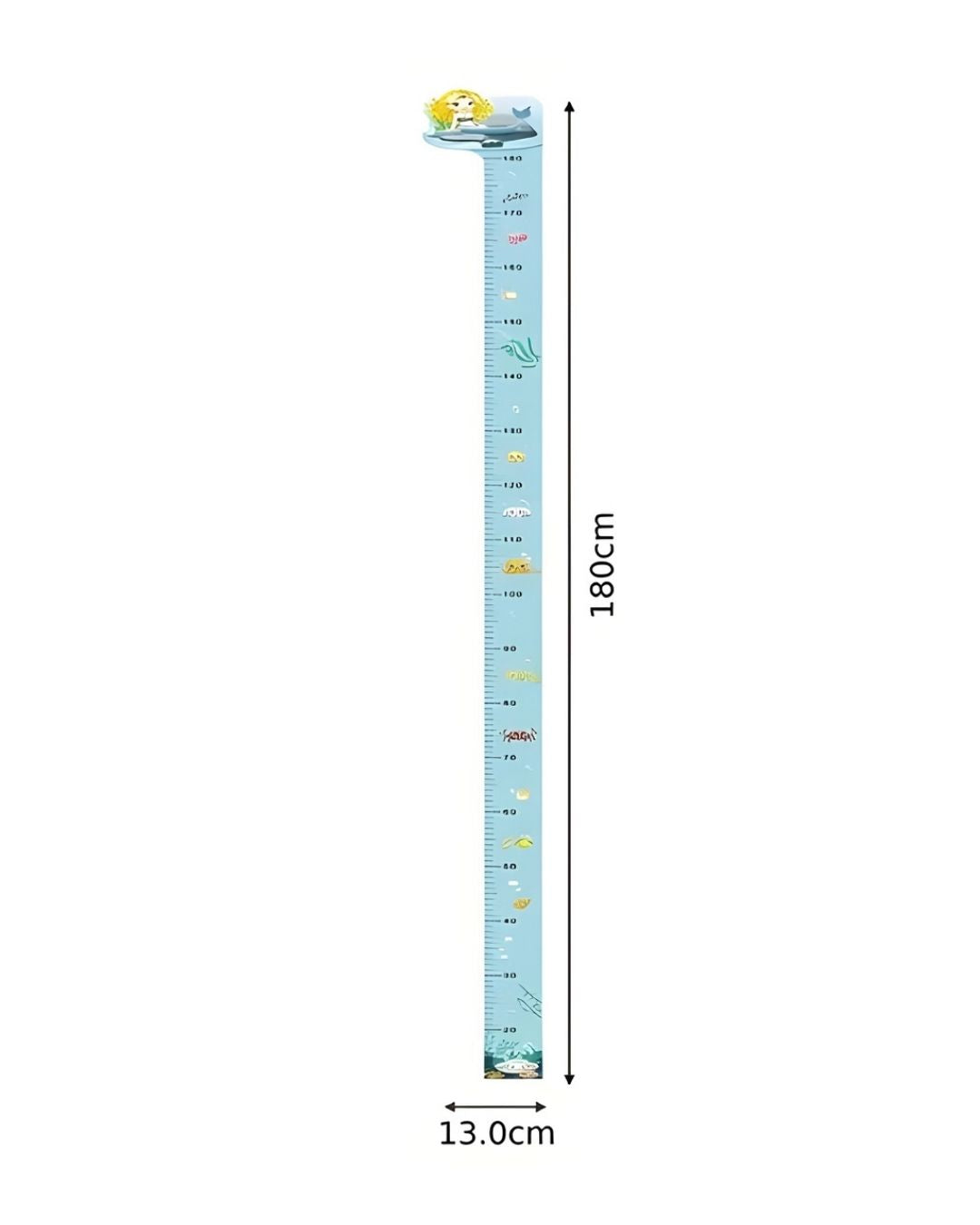 Deniz Kızı Boy Ölçüsü Sticker