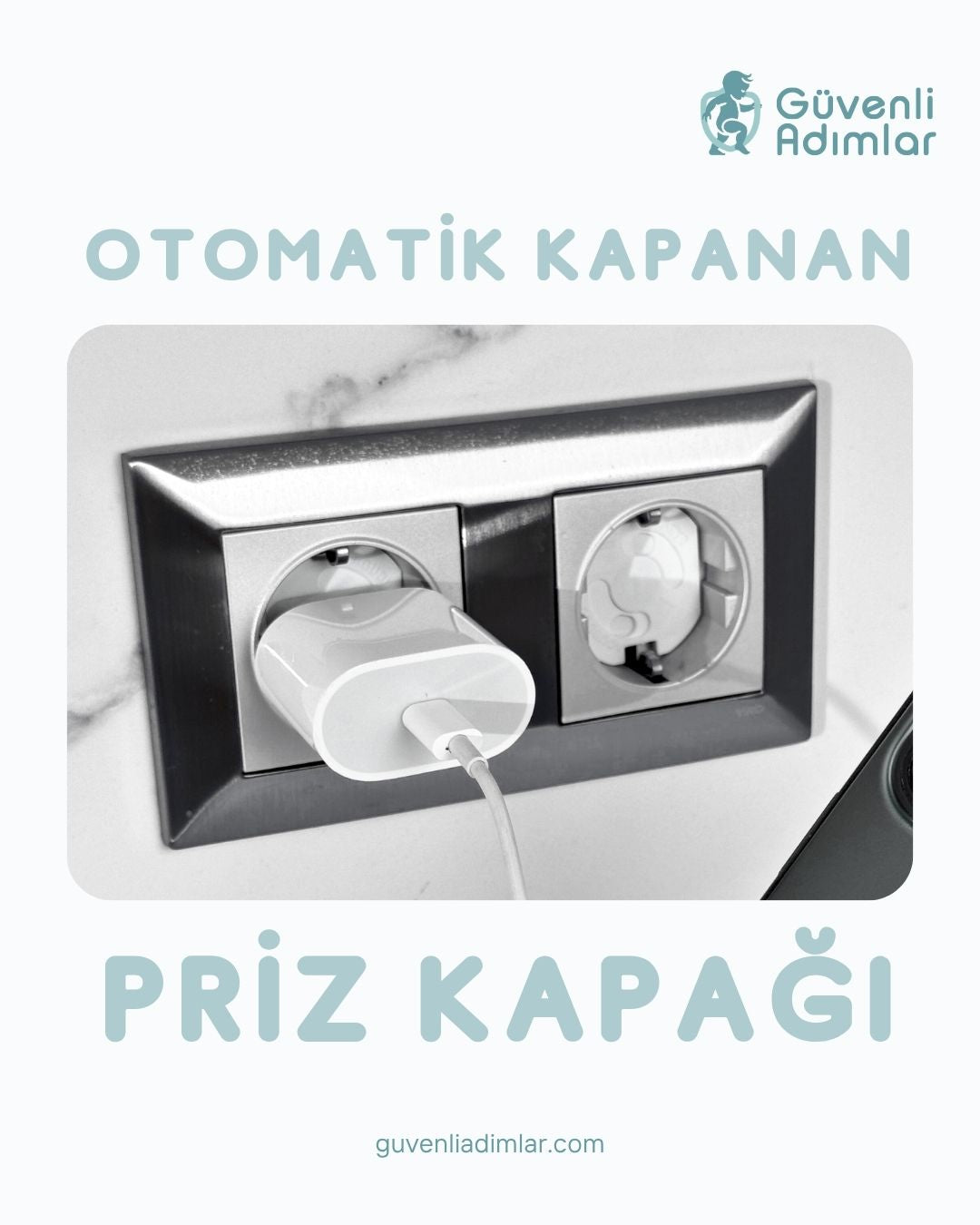 Otomatik Kapanır Priz Kapağı
