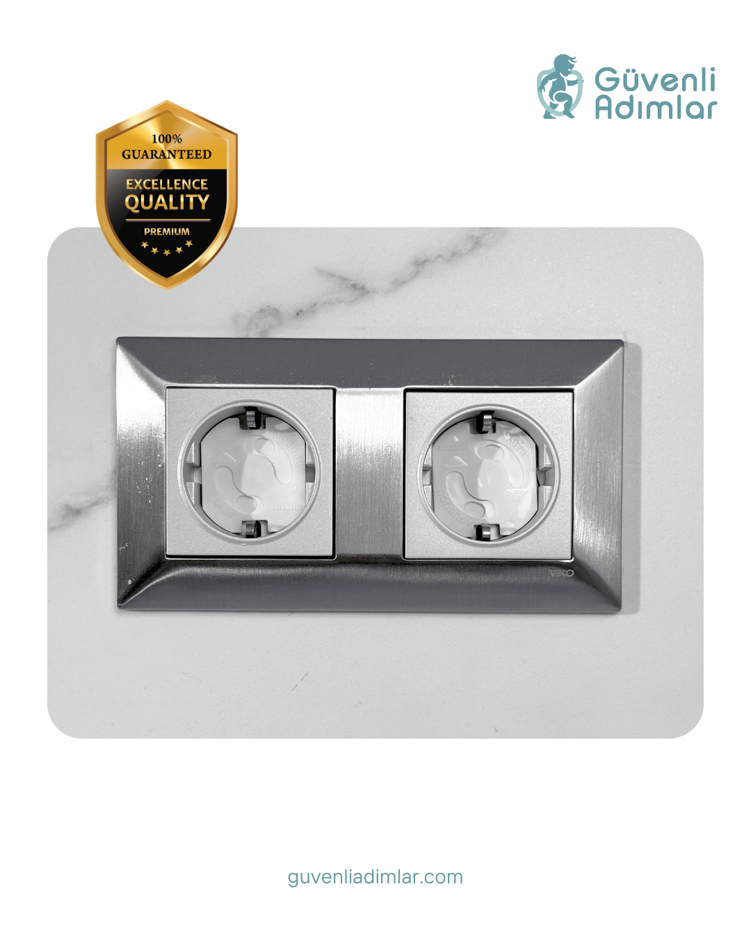 Otomatik Kapanan Priz Koruyucu 6'lı Set