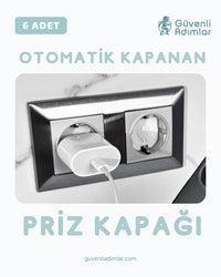 Otomatik Kapanan Priz Kapağı (6 Adet)