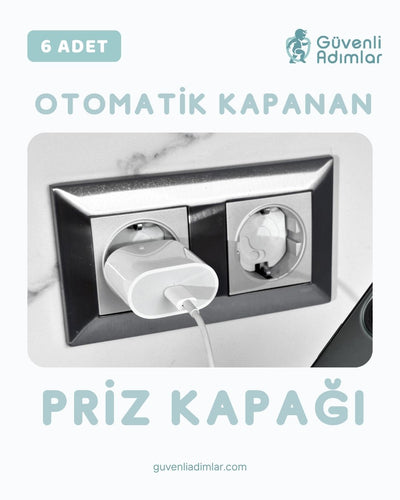 Otomatik Kapanan Priz Kapağı (6 Adet)