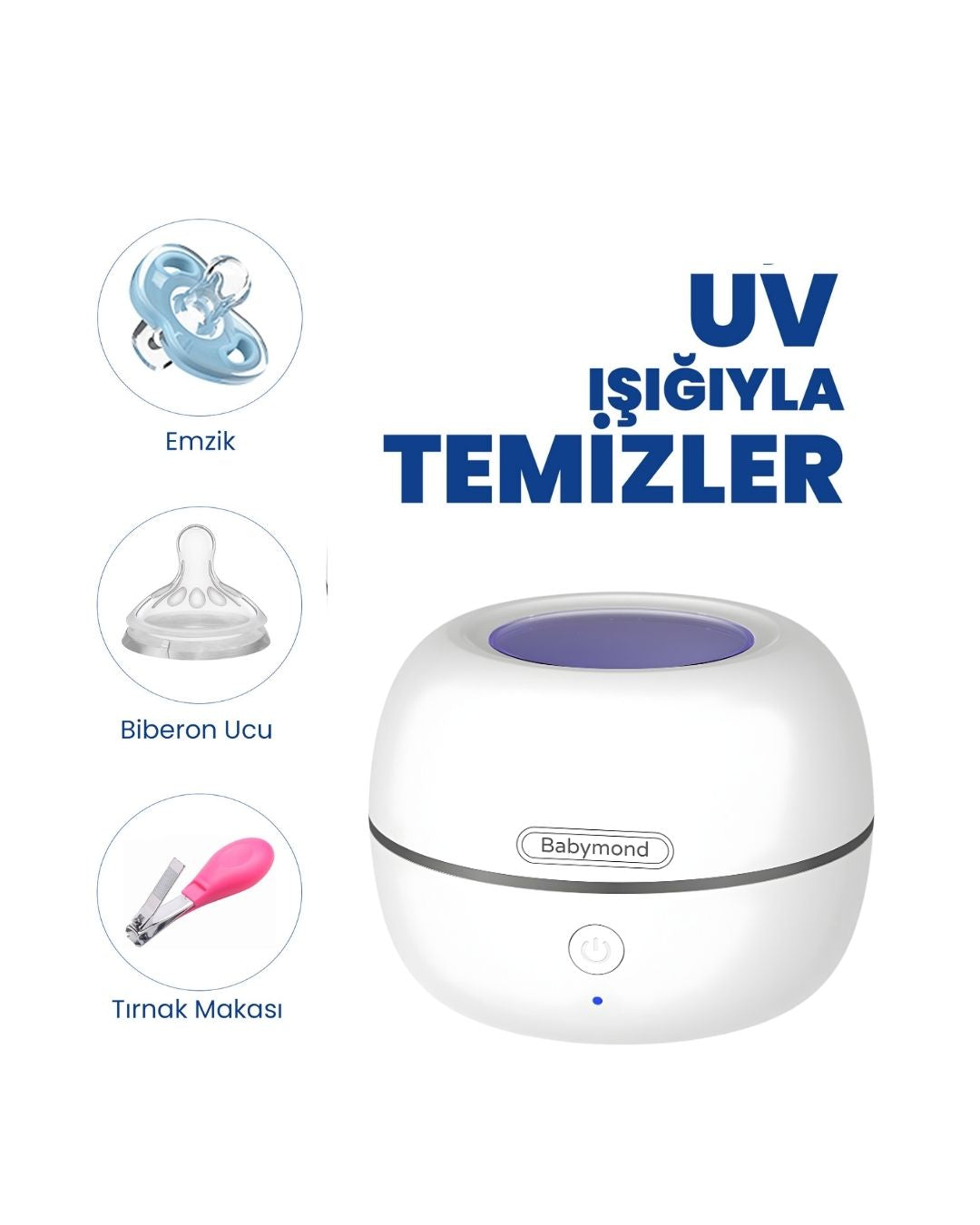 Emzik Sterilizatörü - Taşınabilir UV-C Sterilizasyon