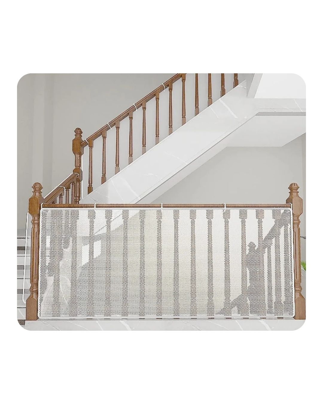 Düşme Önleyici Merdiven Filesi Beyaz