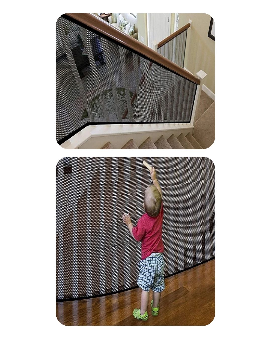 Düşme Önleyici Merdiven Filesi Siyah