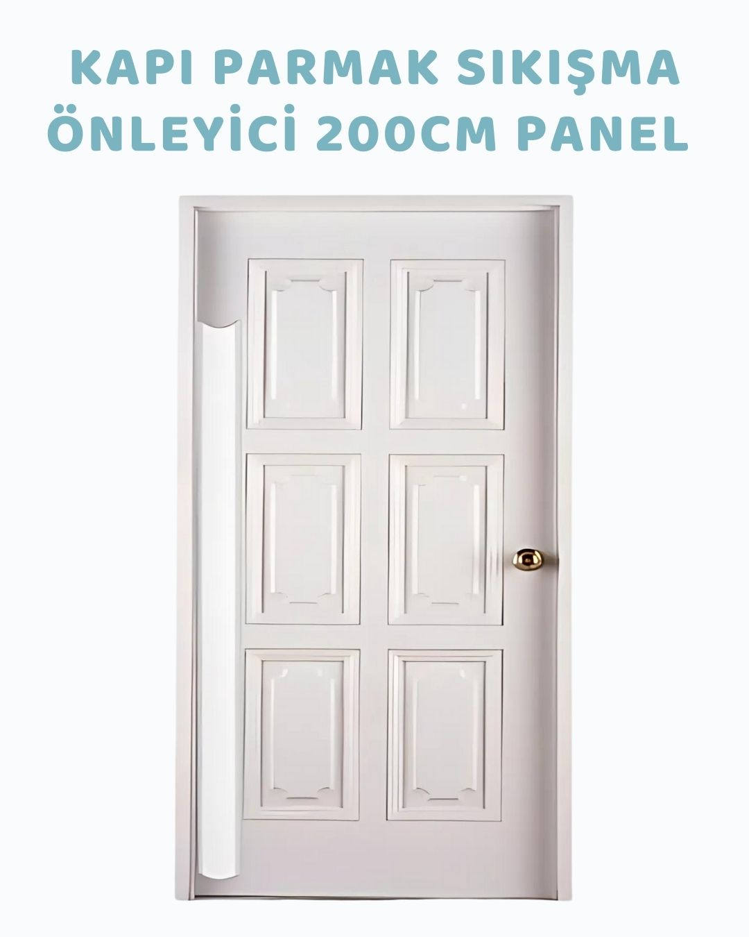 Parmak Koruyucu Şeffaf Kapı Körüğü 200cm