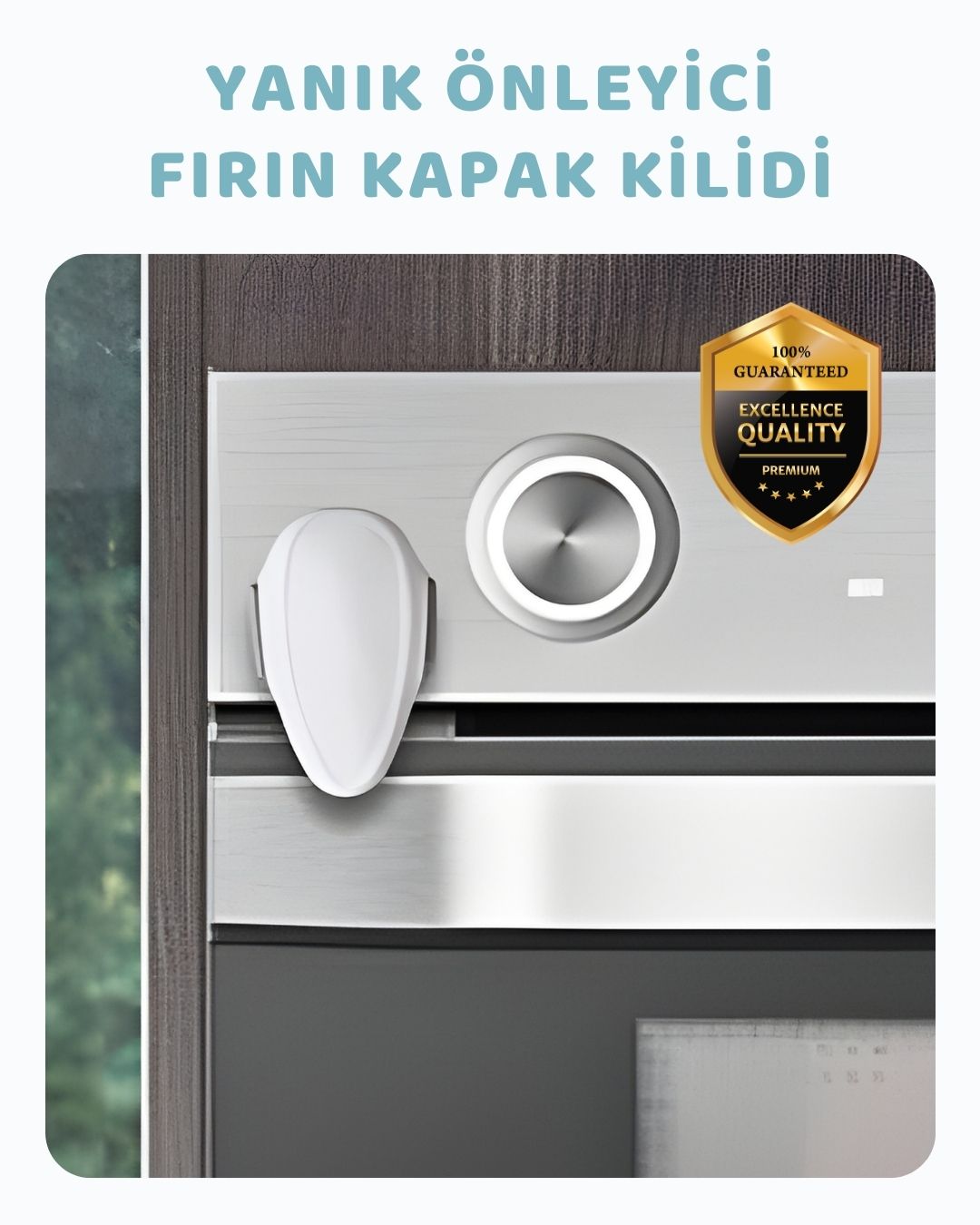 Yanık Önleyici Fırın Kapak Kilidi