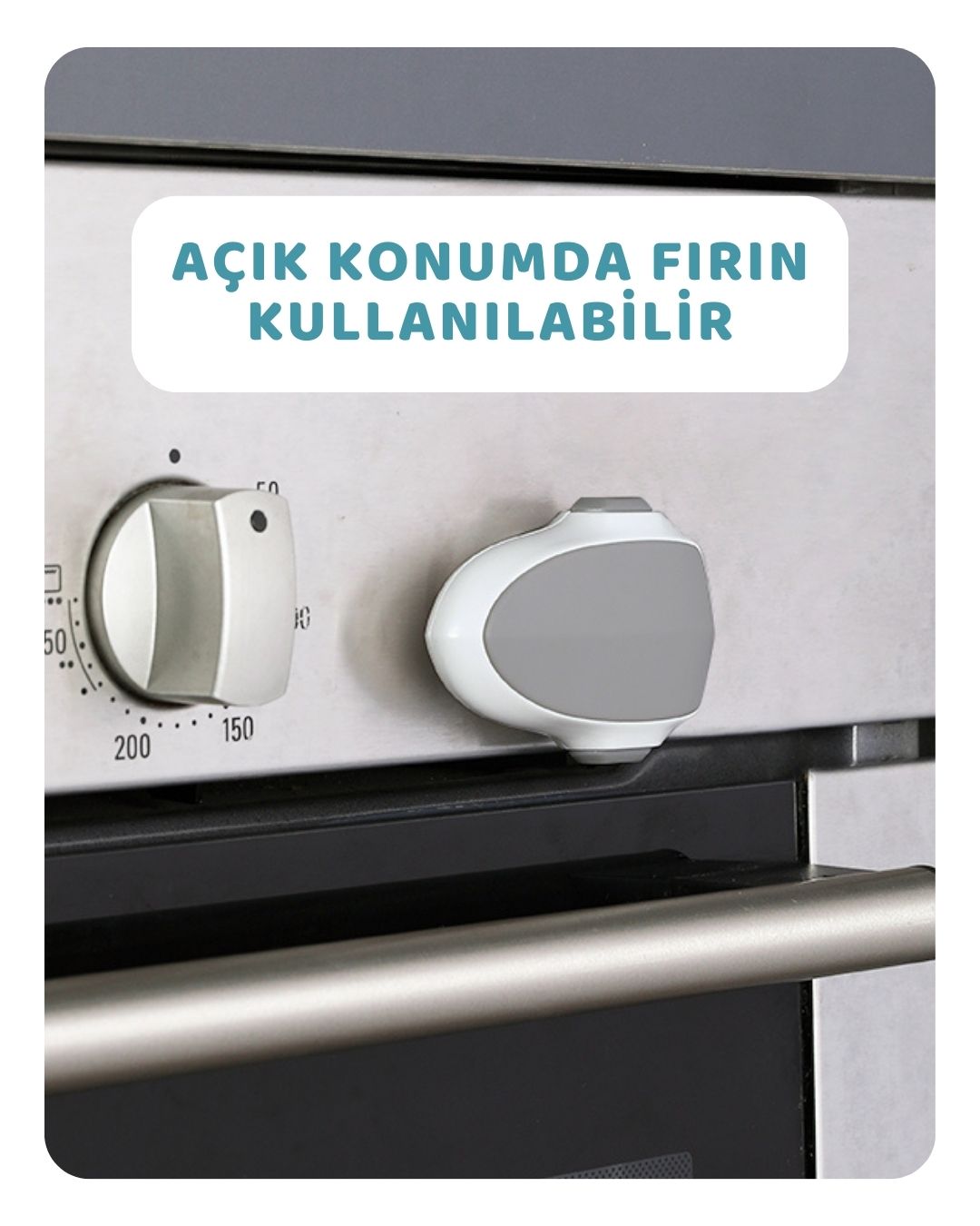 Yanık Önleyici Fırın Kapak Kilidi