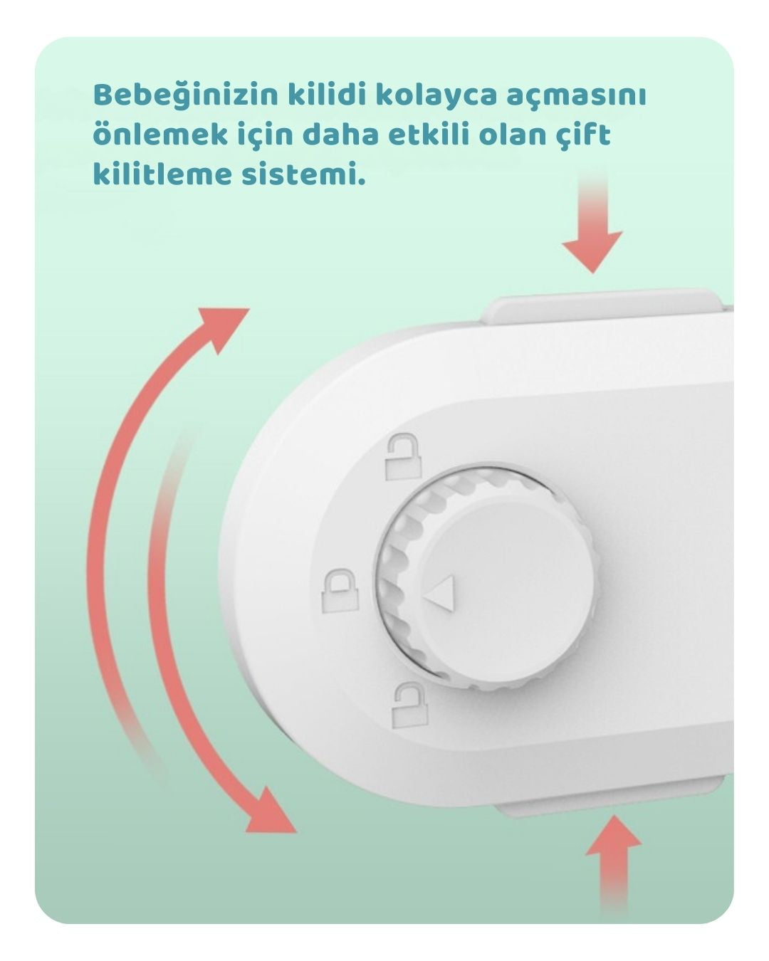Şifreli Çekmece & Köşe Dolap Kilidi