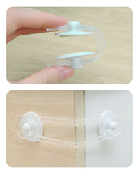 Şeffaf Elastik Çocuk Çekmece Kilidi