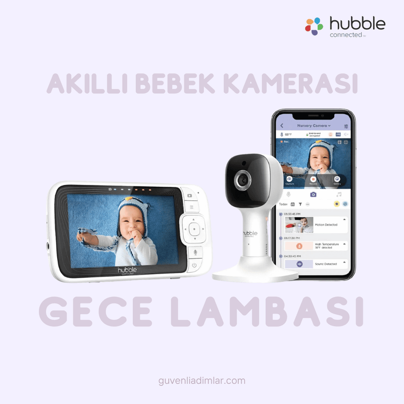 Bebek Kamerası | Hubble Nursery Pal Cloud (5’’ Monitör)