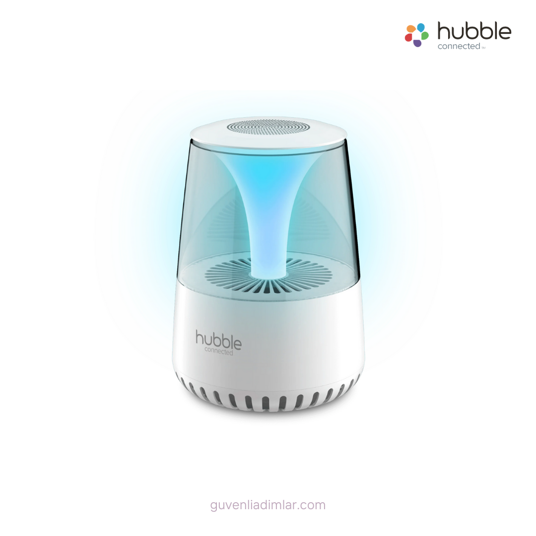 Hubble Pure Hava Temizleyici, Ninni Çalar, Bluetooth Hoparlör, Gece Lambası