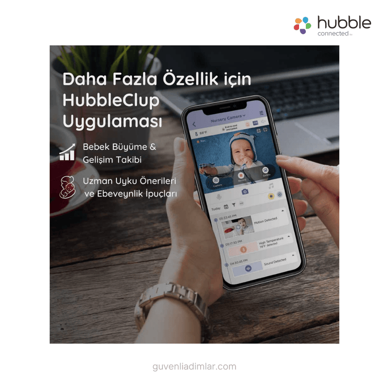 Bebek Kamerası | Hubble Nursery Pal Cloud (5’’ Monitör)
