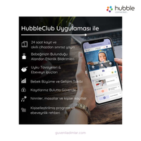 Hubble Nursery View PRO 5’’ Dijital Ekranlı Bebek Kamerası