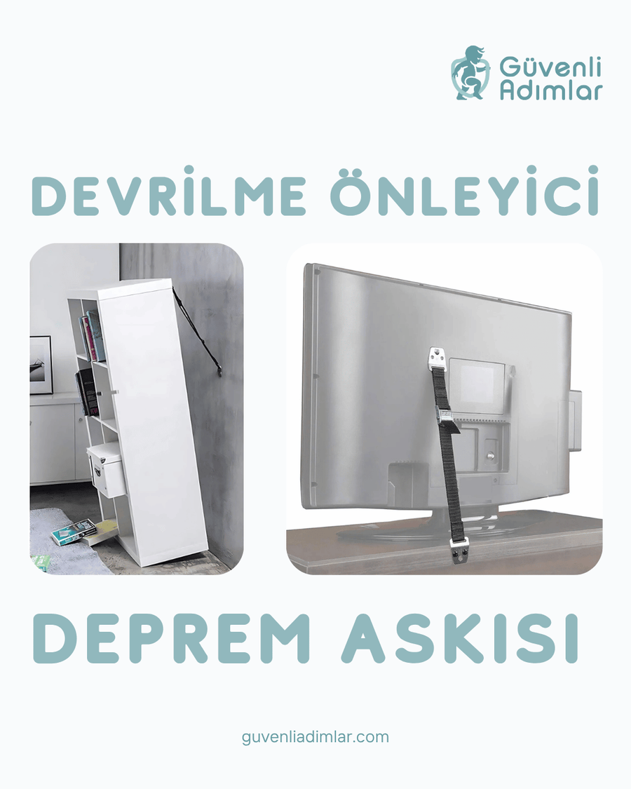 Devrilme Önleyici Güçlü Televizyon Askısı