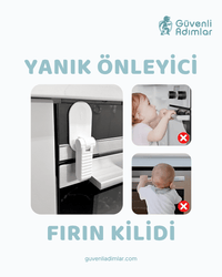 Yanık Önleyici Fırın Kapak Kilidi