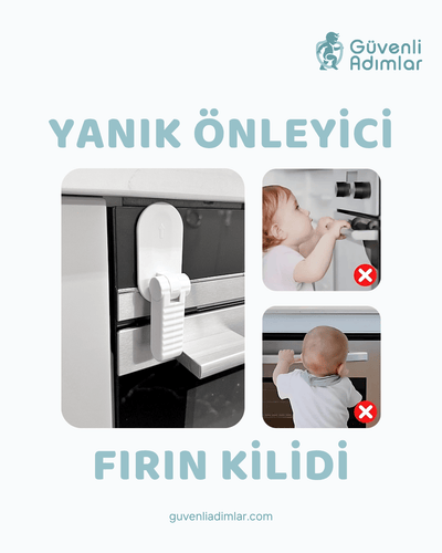 Yanık Önleyici Fırın Kapak Kilidi