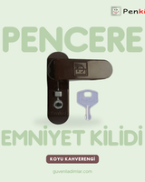 Pencere Kilidi (Koyu Kahverengi)