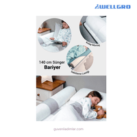 Wellgro 140 cm Sünger Yatak Bariyeri
